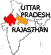 Rajasthan Uttar Pradesh