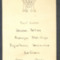 Handwritten menu for May 28th, 1909 