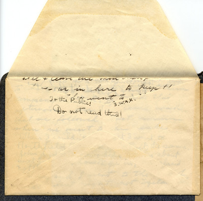 Letter from Helen and John with envelope