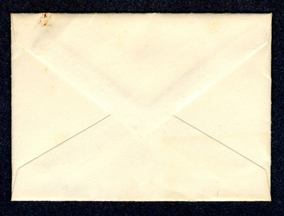 Invitation to the home of Miss Wiggin with envelope