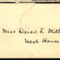 Invitation to the home of Mrs. Frederic Austin Ogg with envelope