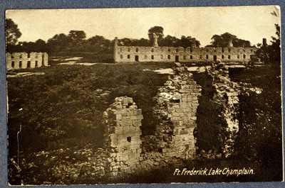 Postcard of Ft. Frederick, Lake Champlain