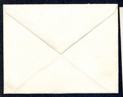 Invitation to a tea party for the Simmons College senior class, with envelope