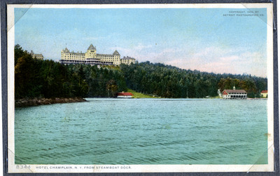 Postcard from Hotel Champlain, New York