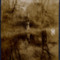 Photograph of a woman with bird by a wooded lake