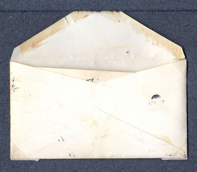 Letter and poem with envelope addressed to Daisie Miller