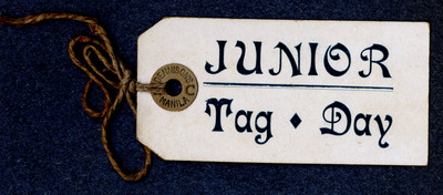 Junior Tag Day tag