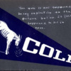 Colby College pennant