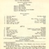 Program for a production of the musical play The Great Waltz