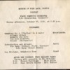 Program for an orchestra performance shown at the Museum of Fine Arts