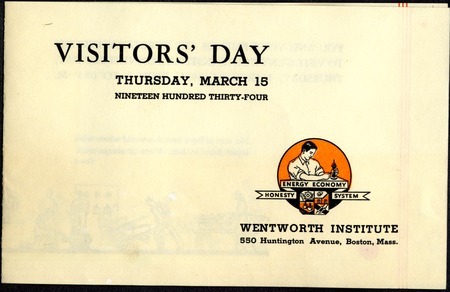 Wentworth Visitors' Day invitation