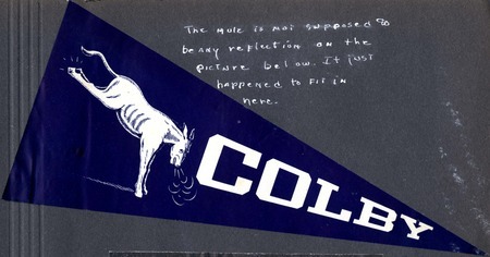Colby College pennant