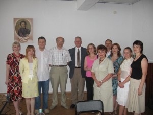 Group photo after the talk for the Belarusian Library Association