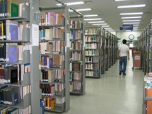 A view of the many stacks.