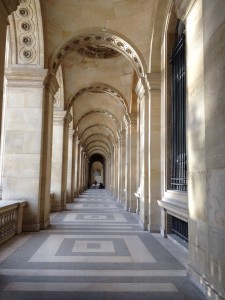 The arches of the Louvre