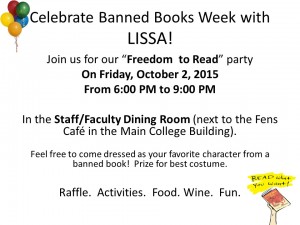 LISSA Freedom to Read Party