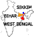 Sikkim Bihar WB