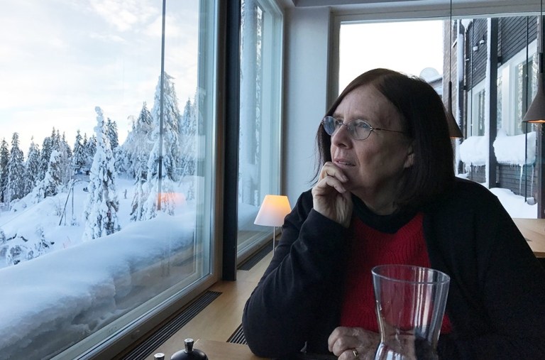 Chancellor’s Professor Emeritus Carol Tenopir during her year (2016-17) in Helsinki, Finland, when she was the Fulbright-Nokia Distinguished Chair in Information Technologies.