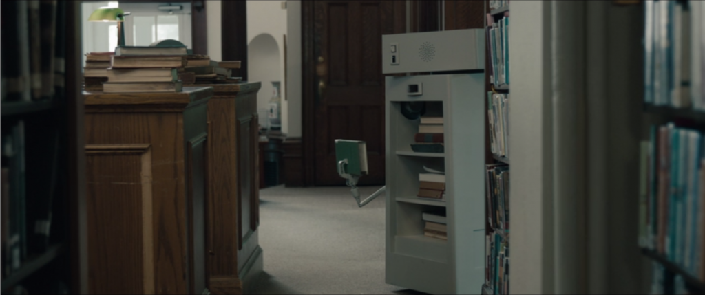The Mr. Darcy robot in the 2012 film Robot & Frank