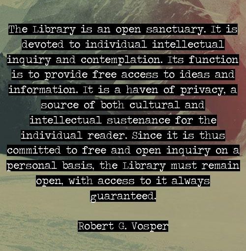 Libraries as Sanctuary Spaces