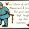 Irish laughter valentine postcard