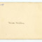 Announcement of Mertie May Bachelderâ€™s wedding with envelope and visiting card
