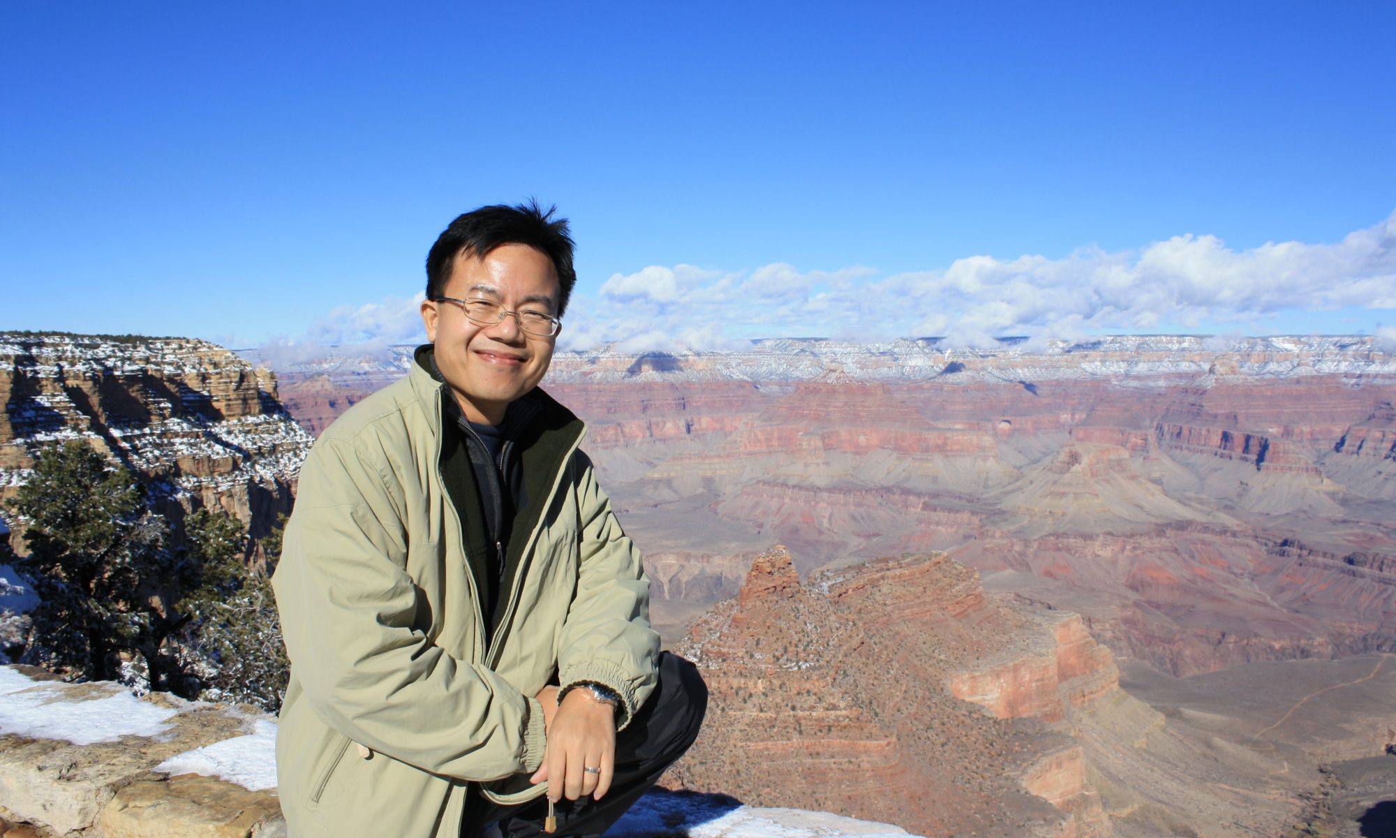 Yunjie (Calvin) Xu at the Grand Canyon, 2009